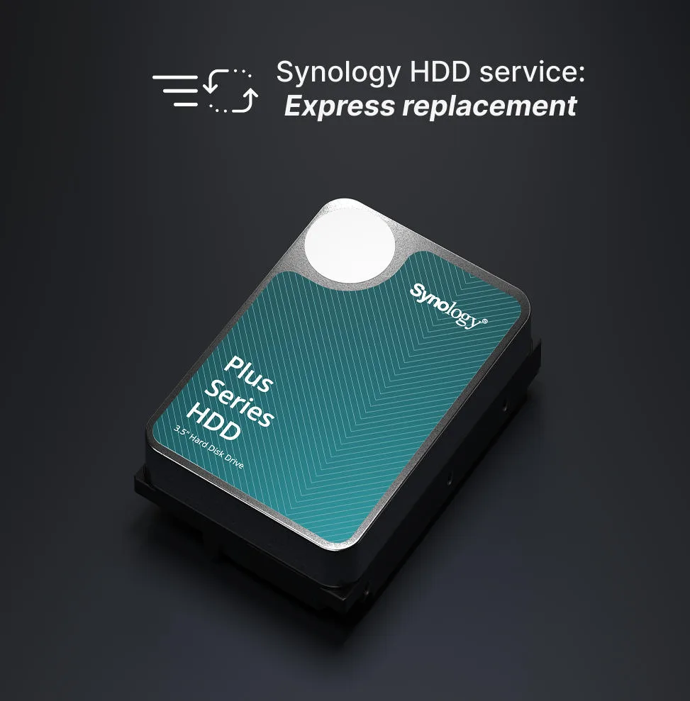 Жесткий диск (HDD) 3.5" SATA 16TB Synology Plus 7200rpm (HAT3310-16T)