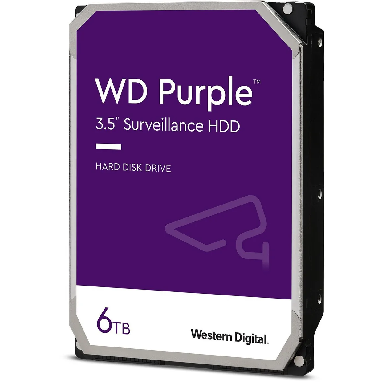 Жорсткий диск (HDD) 3.5" SATA 6TB WD Purple Surveillance 5400rpm/256MB (WD64PURZ) — фото 2