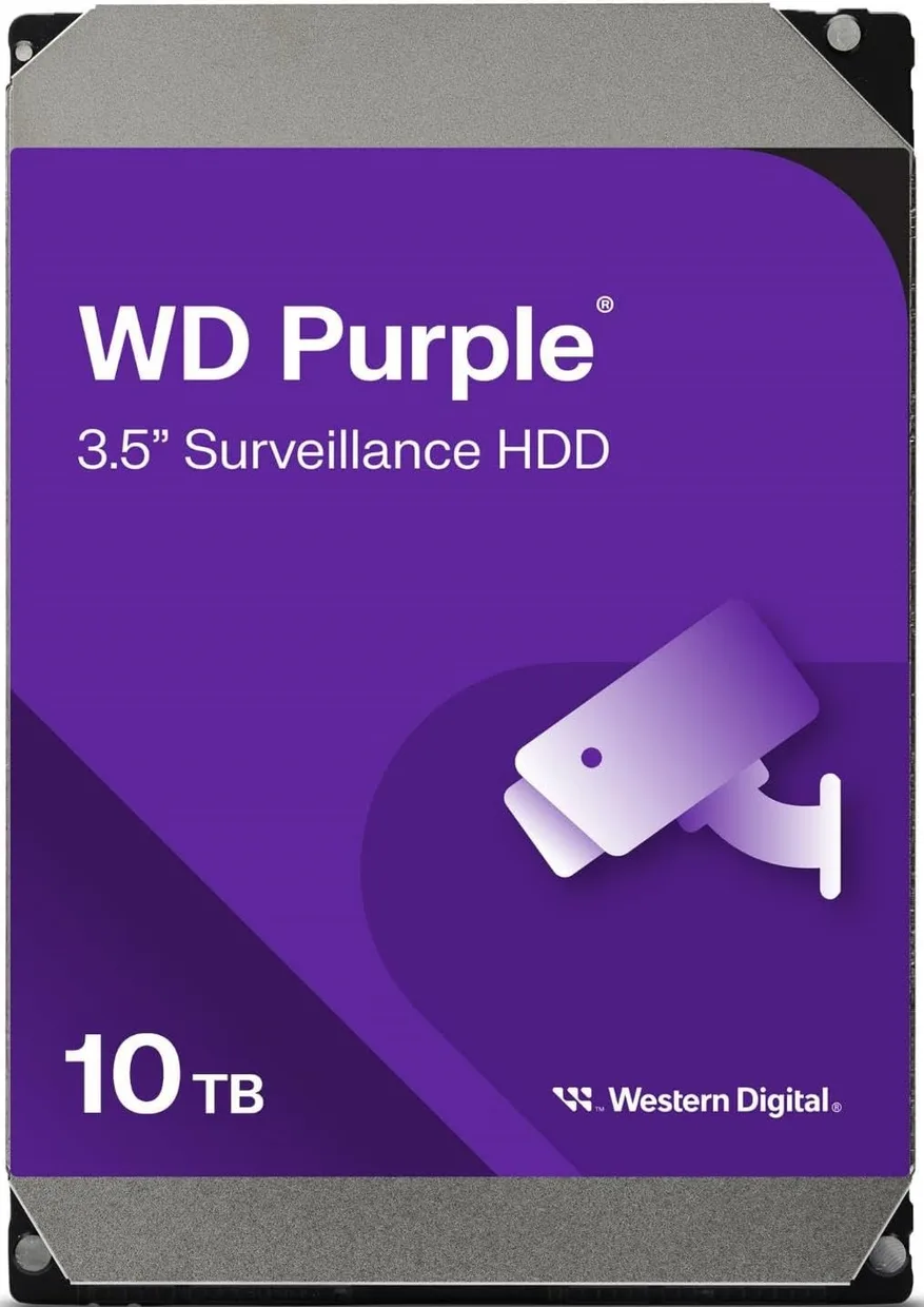 Жесткий диск (HDD) 3.5" SATA 10TB WD Purple Pro 7200rpm/512MB (WD102PURP)