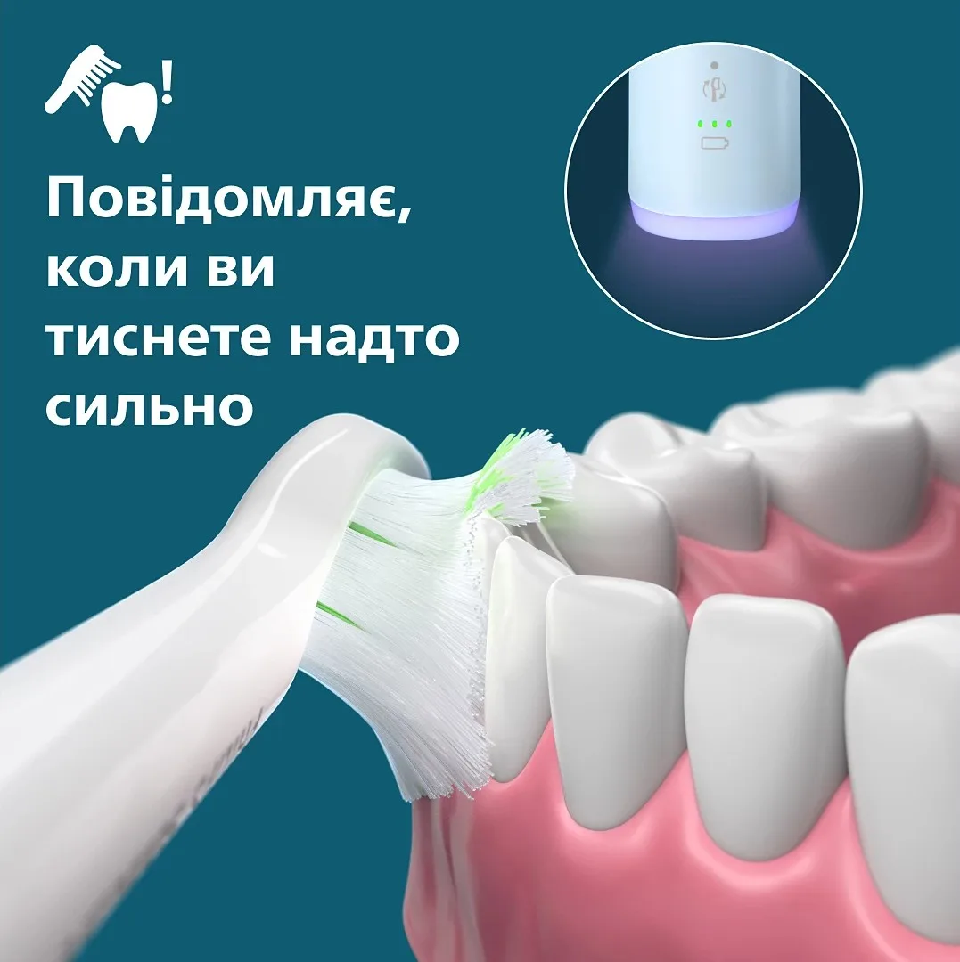 Электрическая зубная щётка Philips Sonicare 6100 HX7406/01 — фото 5