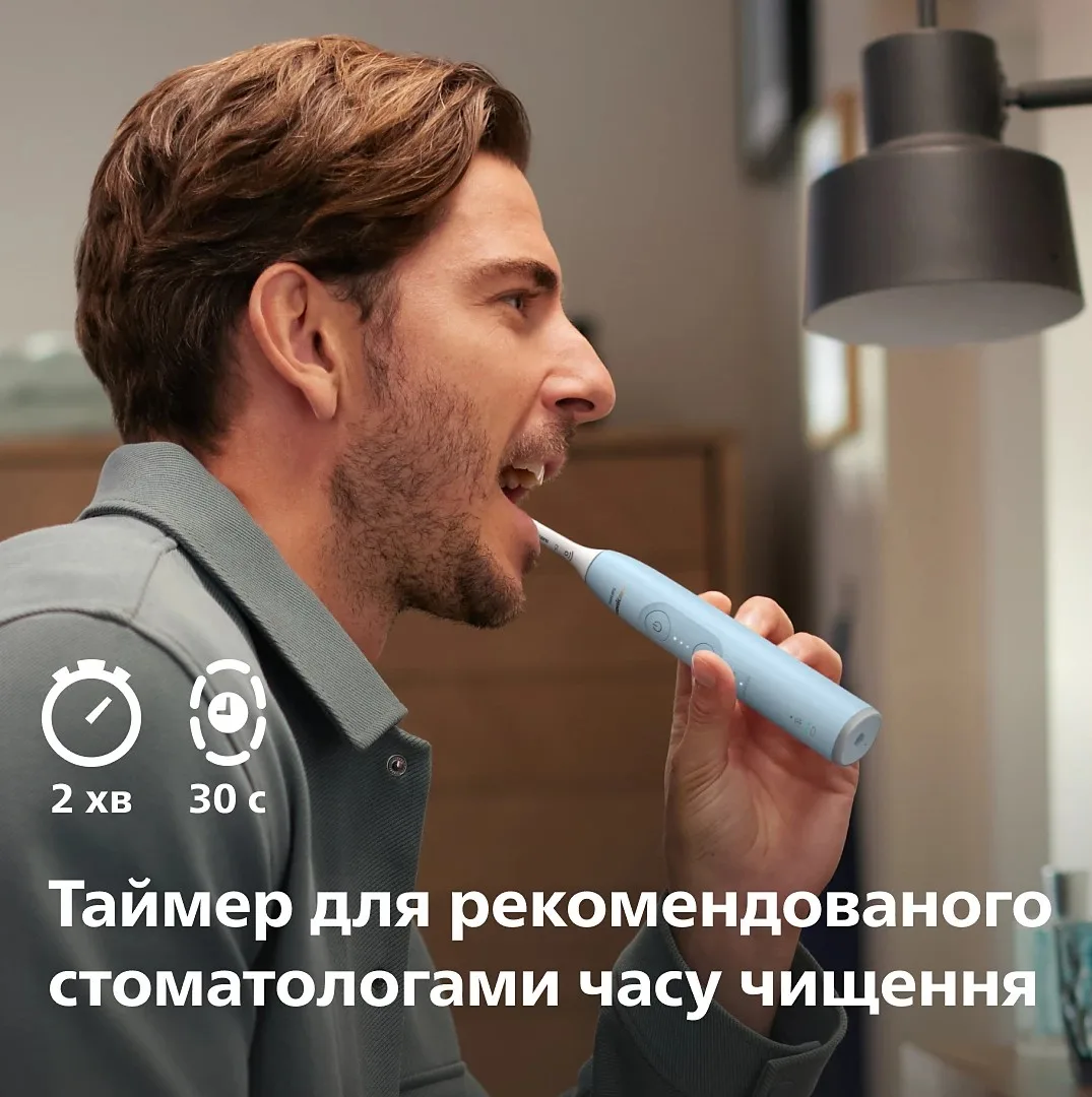 Электрическая зубная щётка Philips Sonicare 6100 HX7406/01 — фото 7