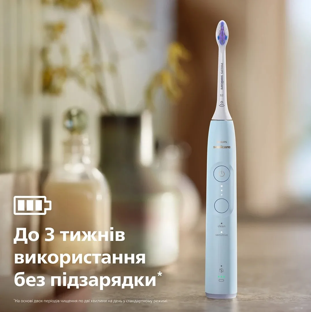 Электрическая зубная щётка Philips Sonicare 6100 HX7406/01 — фото 8