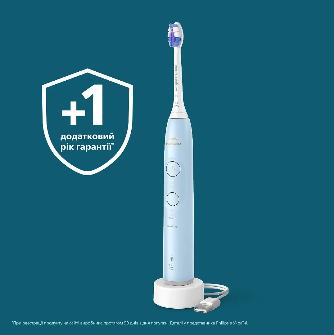 Электрическая зубная щётка Philips Sonicare 6100 HX7406/01 — фото 14