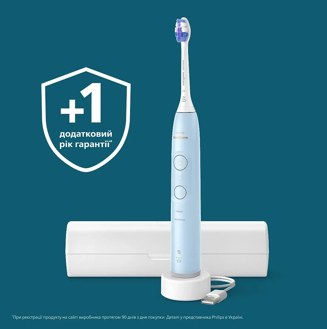Электрическая зубная щётка Philips Sonicare 6100 HX7406/02 — фото 15