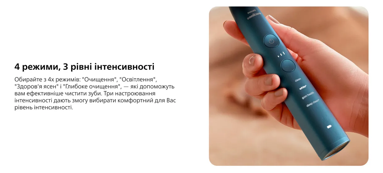 Електрична зубна щітка Philips Sonicare DiamondClean 9000 HX9911/88 — фото 18