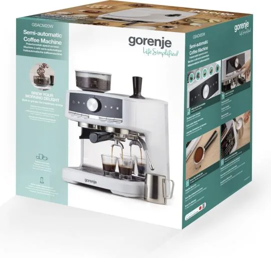 Кофеварка рожковая Gorenje GSACM20W — фото 28