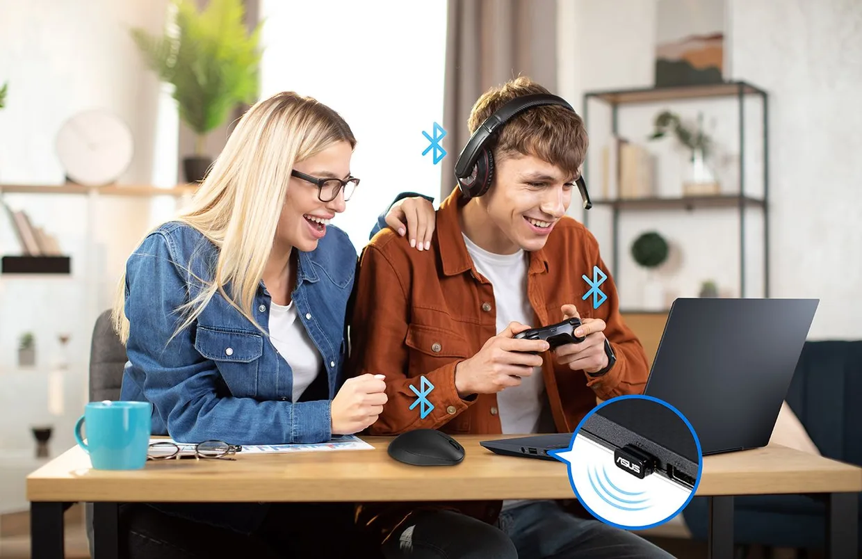 Беспроводной Bluetooth-адаптер ASUS USB-BT600 (90IG09N0-MO0B20) — фото 2