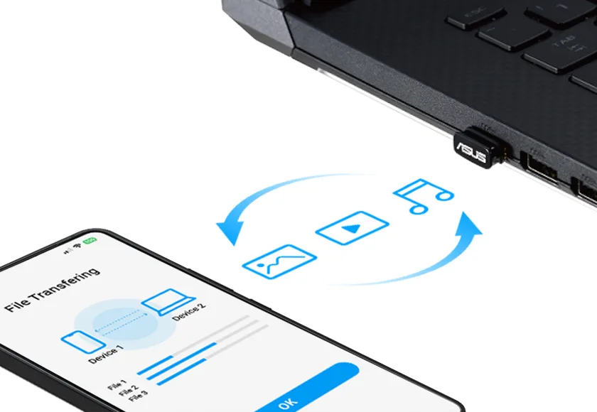 Беспроводной Bluetooth-адаптер ASUS USB-BT600 (90IG09N0-MO0B20) — фото 4