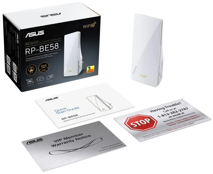 Підсилювач Wi-Fi (ретранслятор) ASUS RP-BE58 (90IG09J0-MO0C00) — фото 2