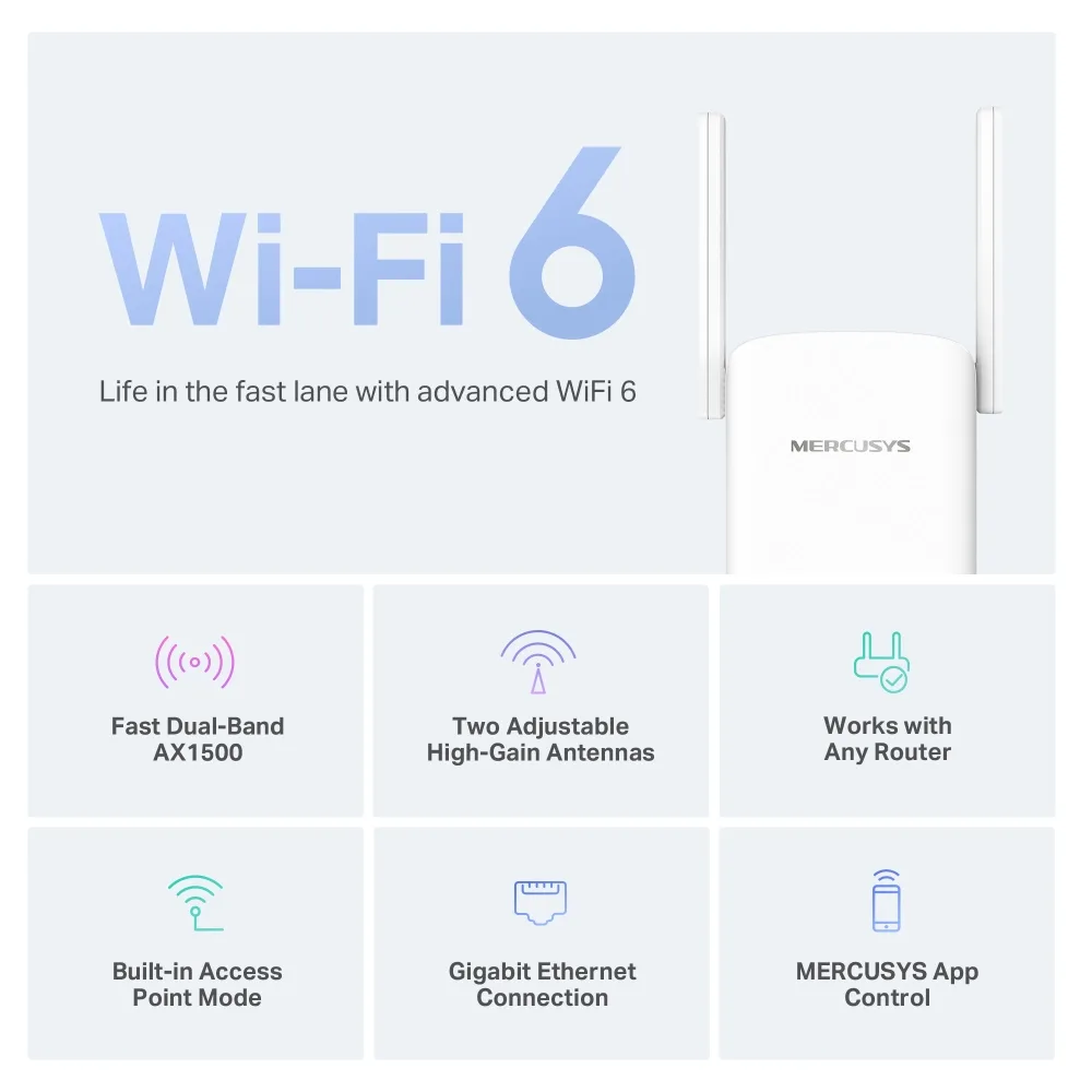 Підсилювач Wi-Fi (ретранслятор) Mercusys ME60X — фото 5