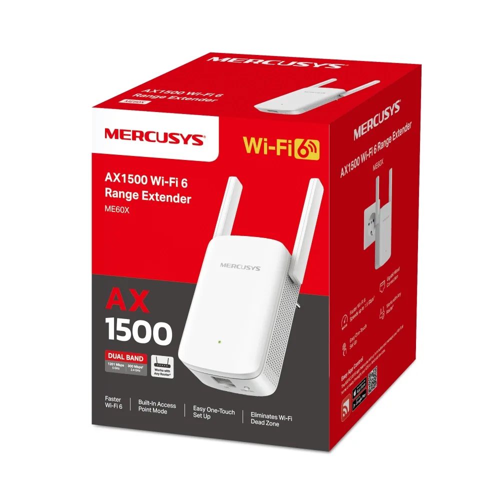 Підсилювач Wi-Fi (ретранслятор) Mercusys ME60X — фото 9