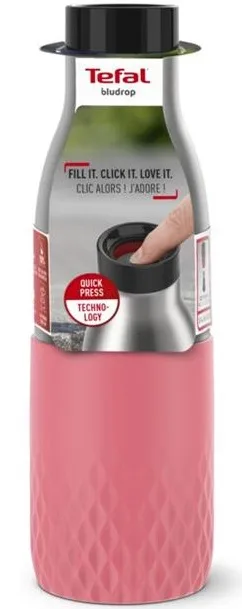 Термопляшка Tefal Bludrop Sleeve 500ml (N3110810) Coral