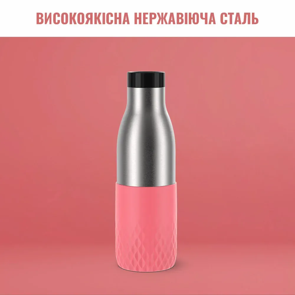 Термопляшка Tefal Bludrop Sleeve 500ml (N3110810) Coral — фото 8