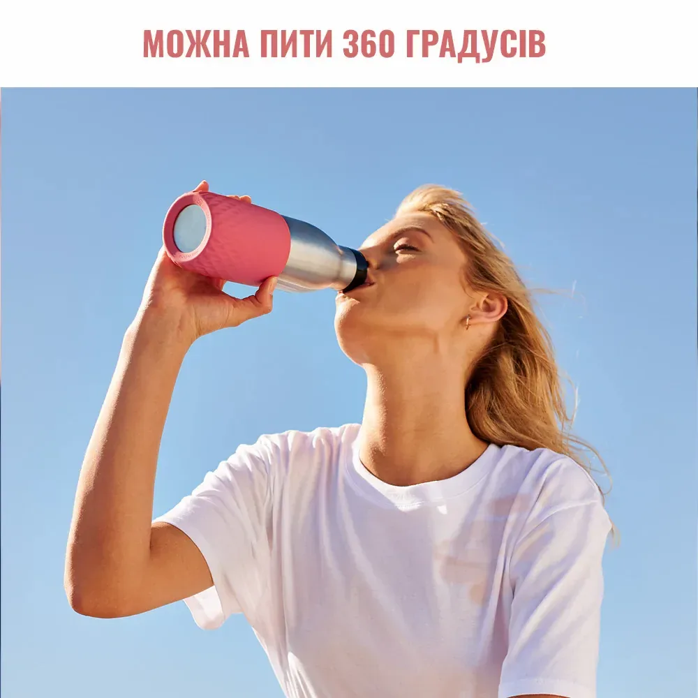 Термопляшка Tefal Bludrop Sleeve 500ml (N3110810) Coral — фото 10