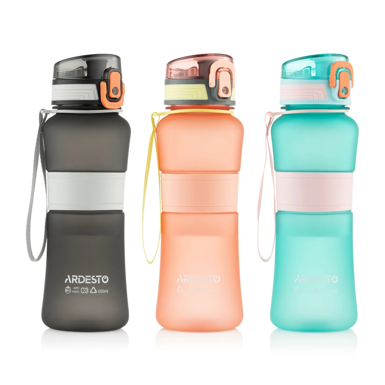 Пляшка для води Ardesto Balance 650ml (AR2265BL) Black — фото 7
