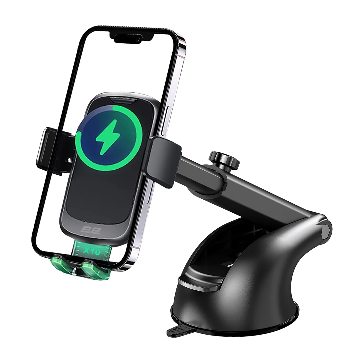 Автодержатель 2E Auto Wireless Charging (2E-WCQ01-10) Black — фото 7