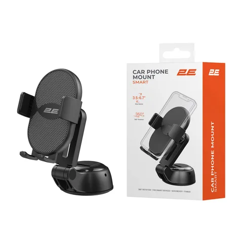 Автодержатель 2E Smart (2E-WCQ01-14) Black