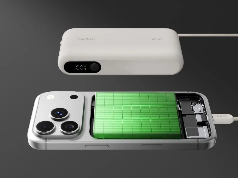 Power Bank Belkin 10000mAh 45W Sand (BPB029HQSA) — фото 4