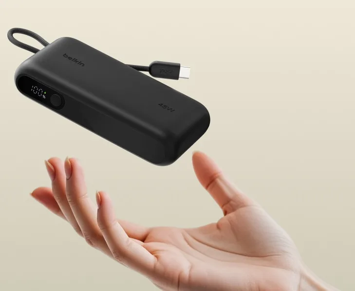 Power Bank Belkin 10000mAh 45W Black (BPB029HQBK) — фото 3