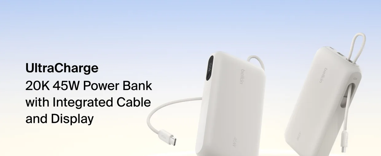 Power Bank Belkin 20000mAh 45W Sand (BPB030HQSA) — фото 2