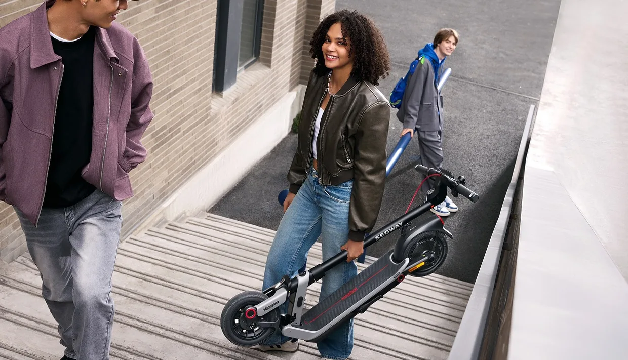 Електросамокат Segway-Ninebot E3 Pro E сірий (AA.05.19.02.0003) — фото 3