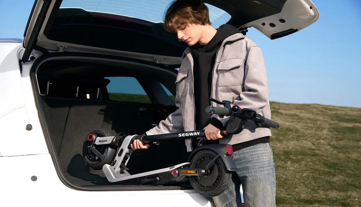 Електросамокат Segway-Ninebot E3 Pro E сірий (AA.05.19.02.0003) — фото 4