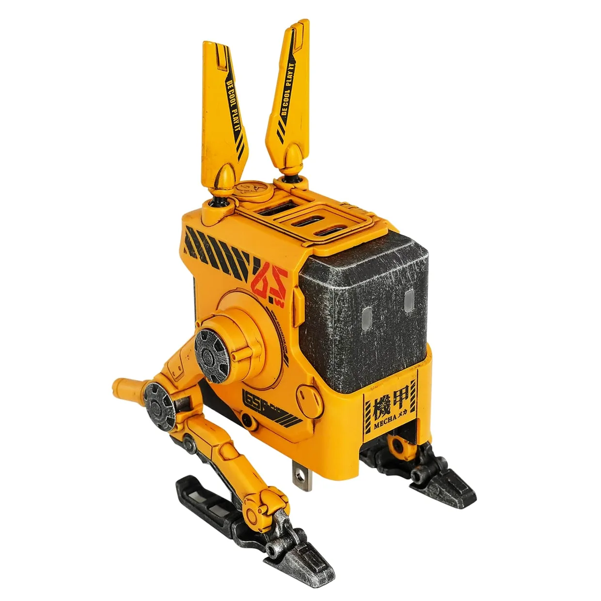 Мережевий зарядний пристрій GravaStar Alpha65 65 Вт GaN 2×USB-C + USB-A War-Damaged Yellow