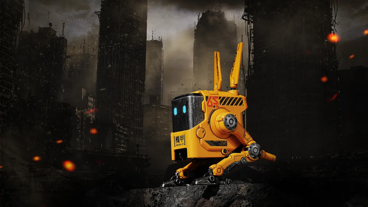 Мережевий зарядний пристрій GravaStar Alpha65 65 Вт GaN 2×USB-C + USB-A War-Damaged Yellow — фото 24