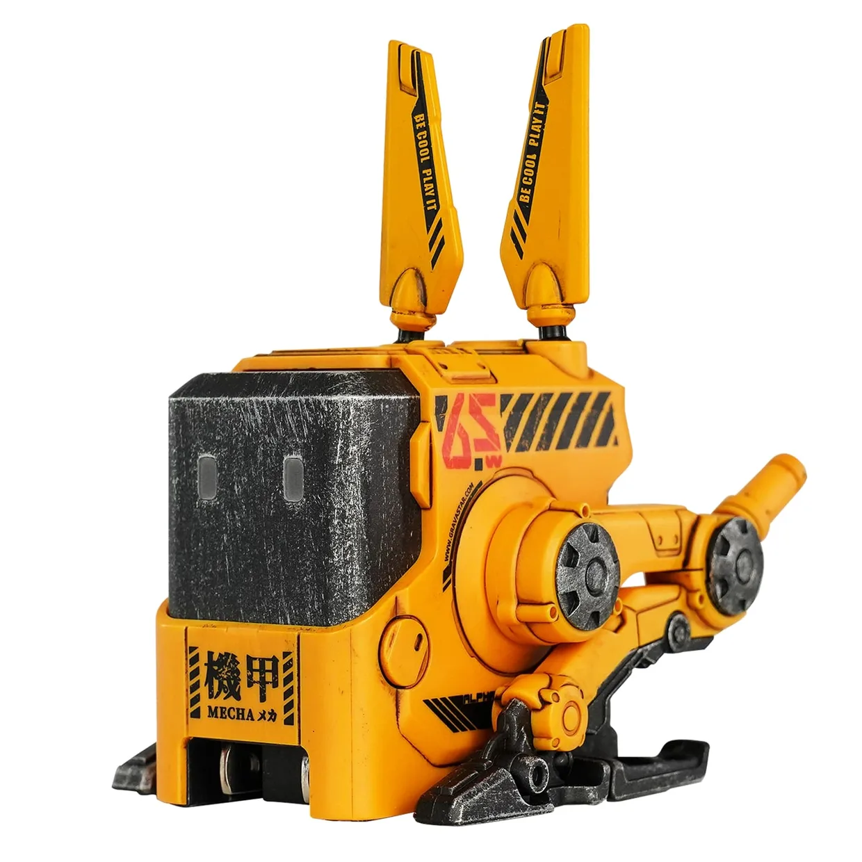Мережевий зарядний пристрій GravaStar Alpha65 65 Вт GaN 2×USB-C + USB-A War-Damaged Yellow — фото 27