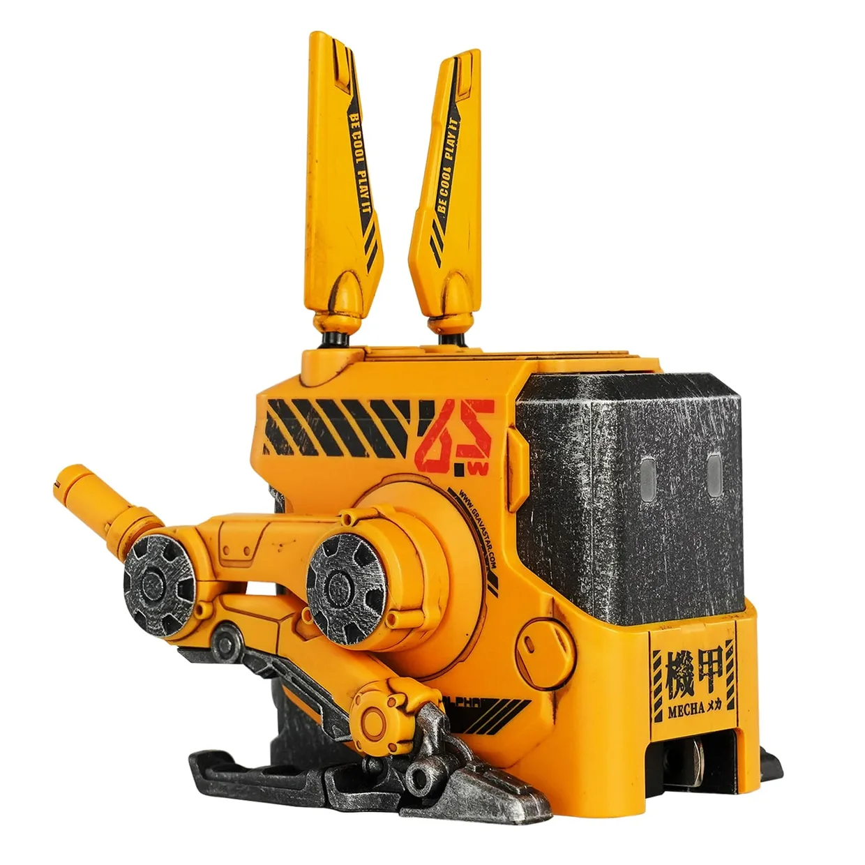 Мережевий зарядний пристрій GravaStar Alpha65 65 Вт GaN 2×USB-C + USB-A War-Damaged Yellow — фото 28