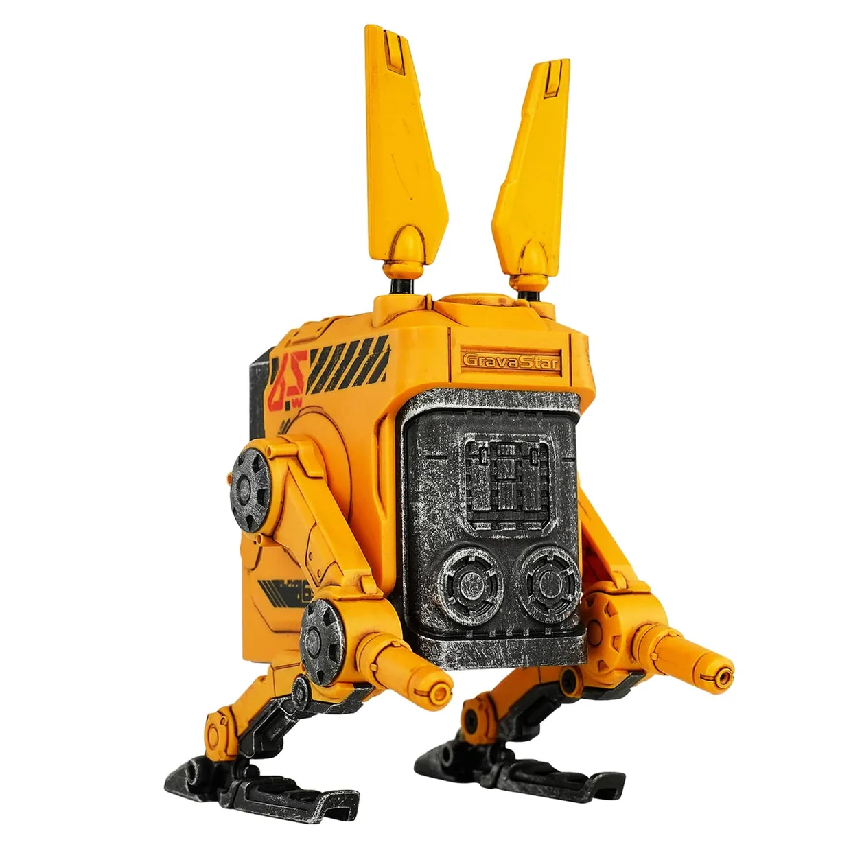 Мережевий зарядний пристрій GravaStar Alpha65 65 Вт GaN 2×USB-C + USB-A War-Damaged Yellow — фото 34