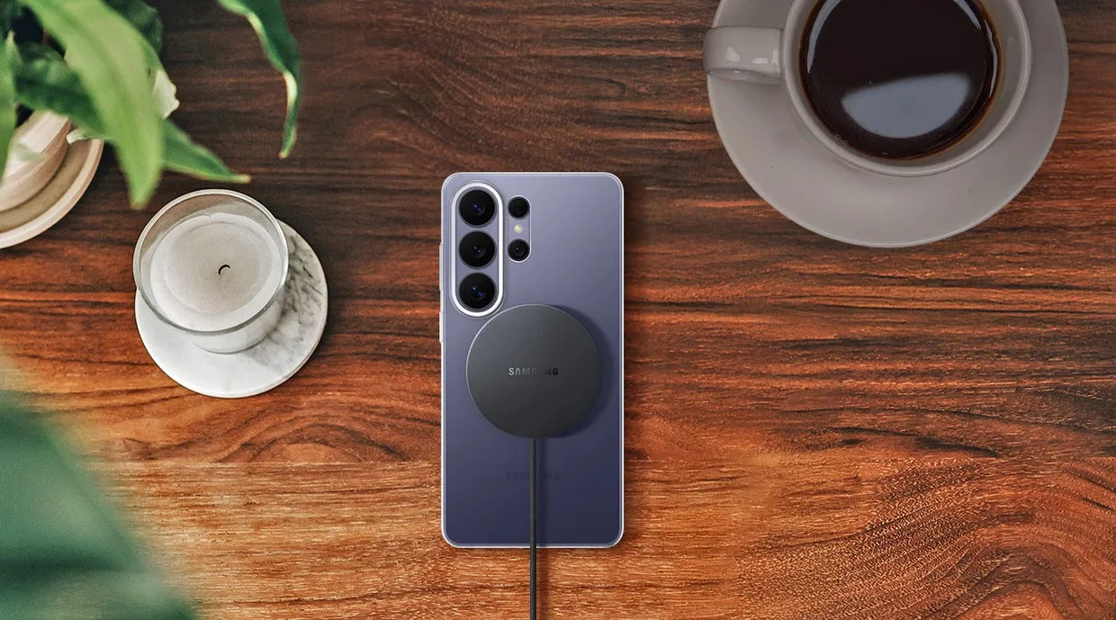 Беспроводное зарядное устройство Samsung Magnetic 25W Dark Gray (EP-P2900BBEGWW) — фото 5