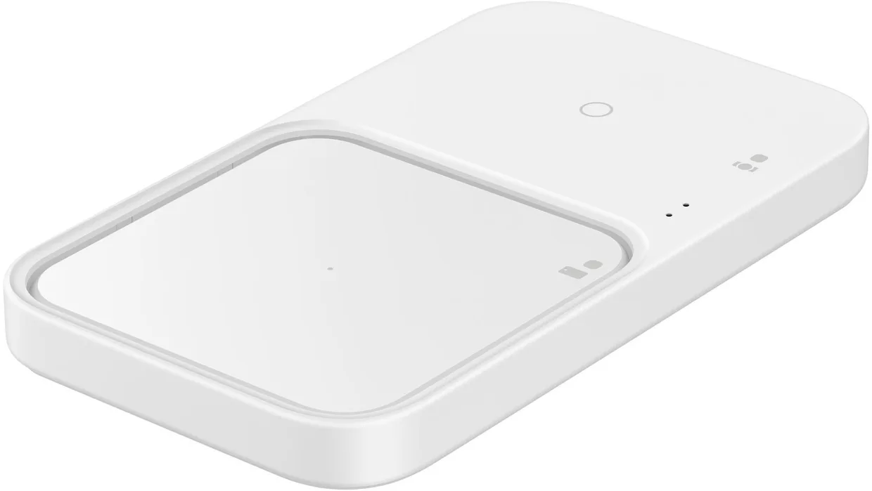 Бездротовий зарядний пристрій Samsung Duo 15W White (EP-P5400BWEGEU) — фото 3
