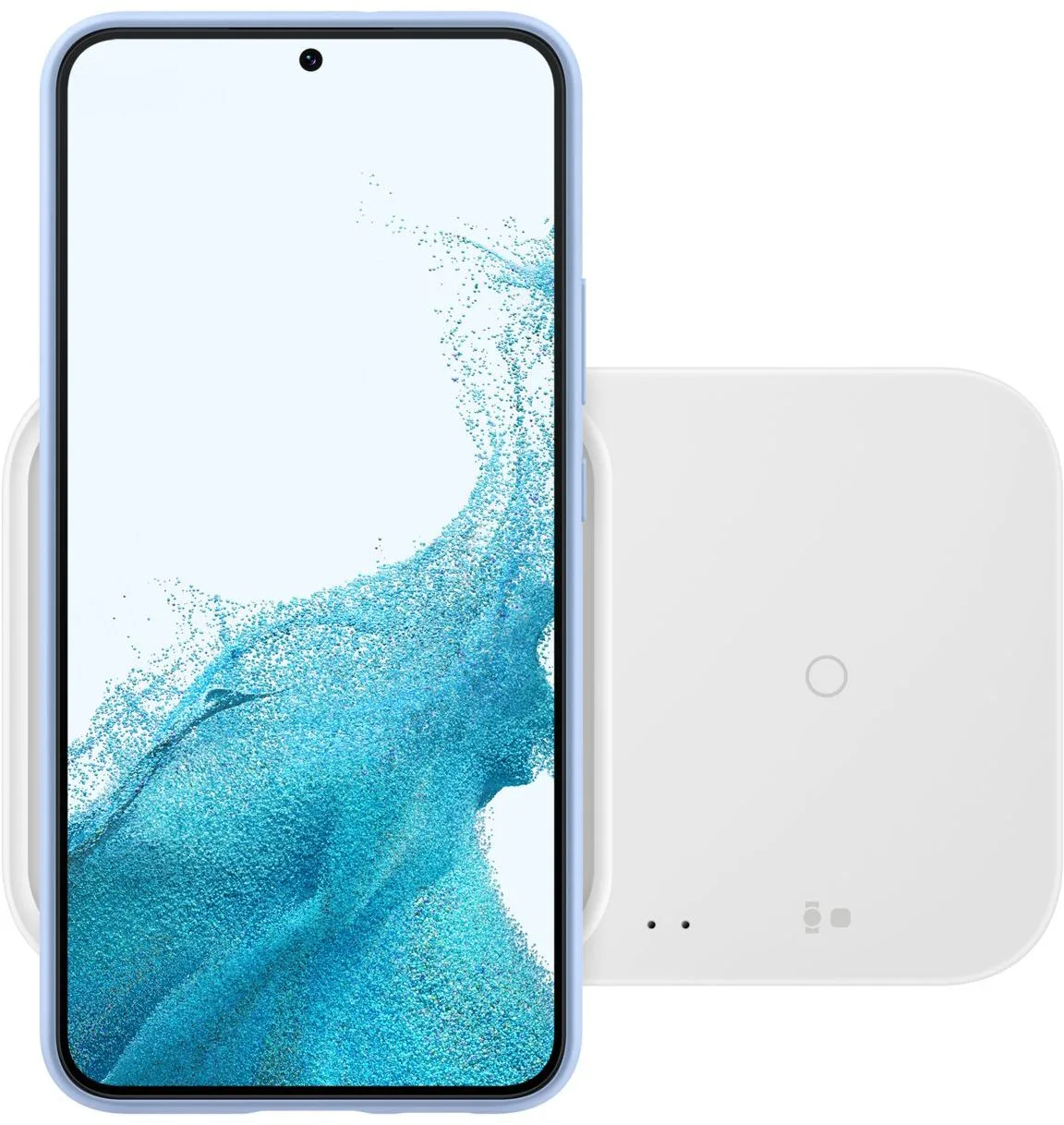 Бездротовий зарядний пристрій Samsung Duo 15W White (EP-P5400BWEGEU) — фото 5