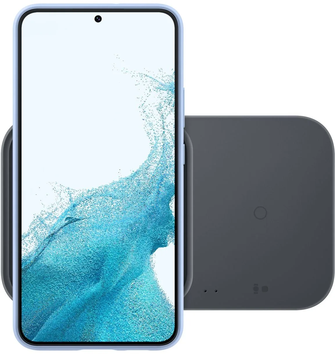 Бездротовий зарядний пристрій Samsung Duo 15W Dark Gray (EP-P5400BBEGEU) — фото 2