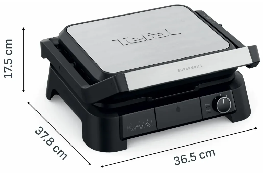 Гриль притискний Tefal SuperGrill 4in1 GC517DE0 — фото 4