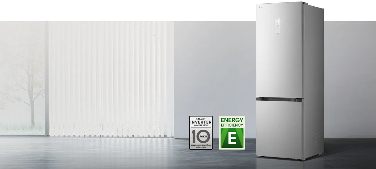 Холодильник з нижньою морозильною камерою LG GC-B509EMTM — фото 7