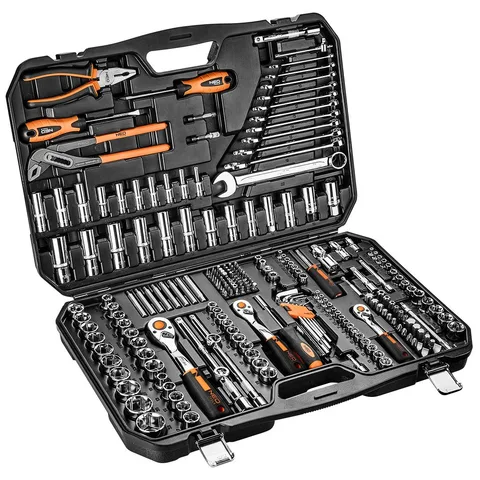 Набор инструментов Neo Tools 1/2", 1/4", 3/8" 233 шт. (10-078)