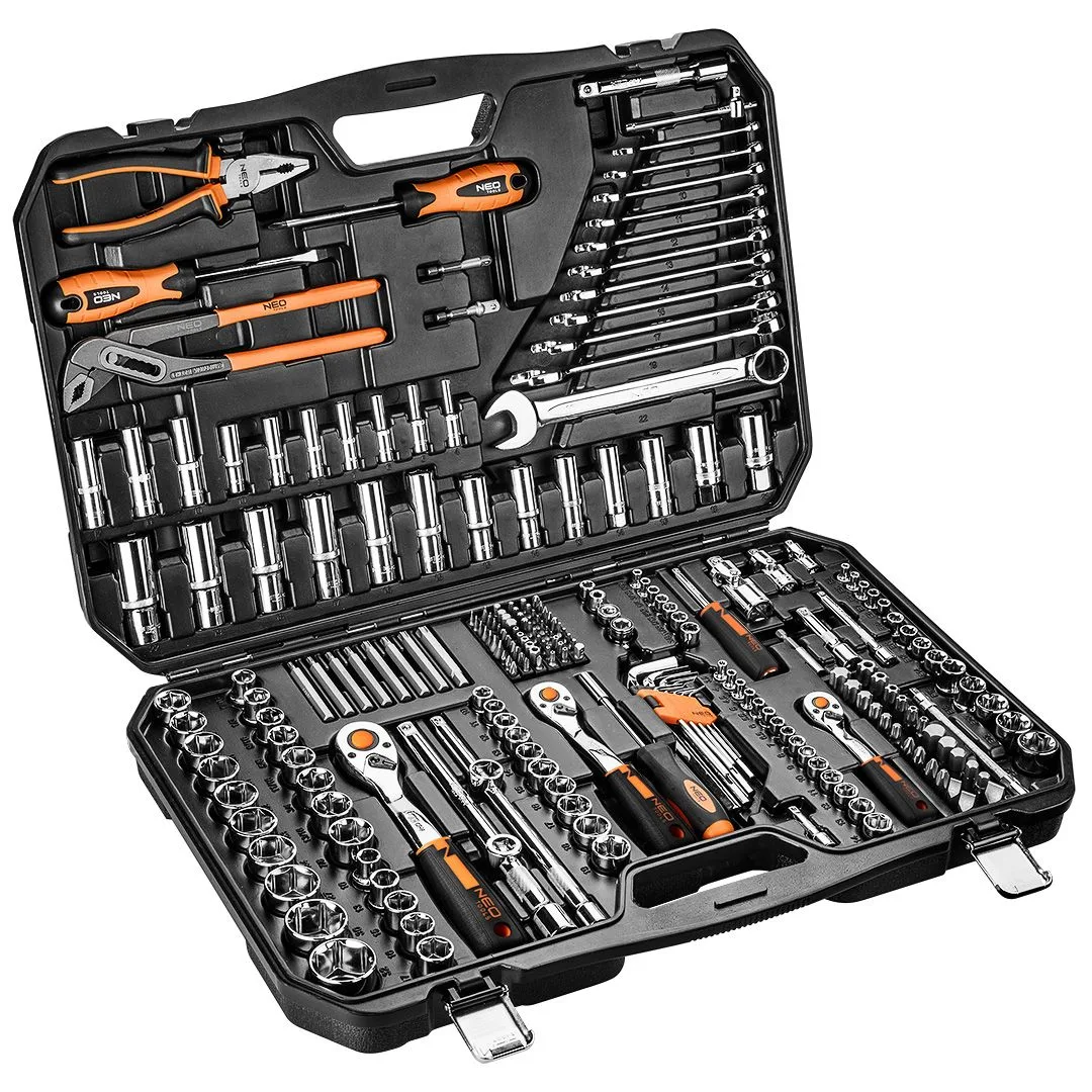 Набор инструментов Neo Tools 1/2", 1/4", 3/8" 233 шт. (10-078)