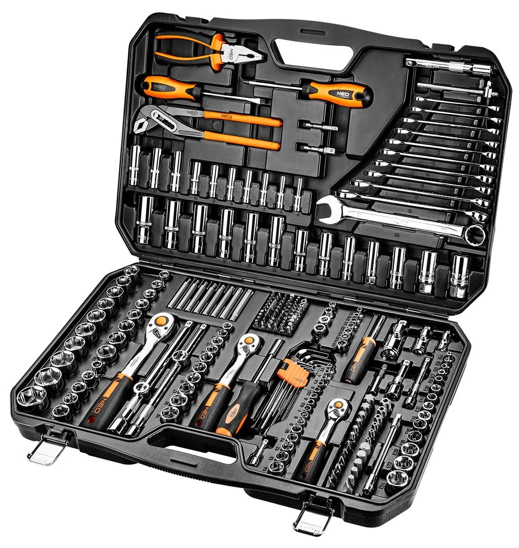 Набор инструментов Neo Tools 1/2", 1/4", 3/8" 233 шт. (10-078) — фото 3