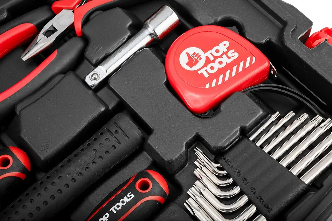 Набор инструментов Top Tools 1/4", 3/8" 194 шт. (38D545) — фото 8