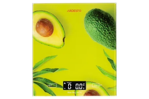 Весы кухонные Ardesto Avocado (SCK-893AVOCADO)