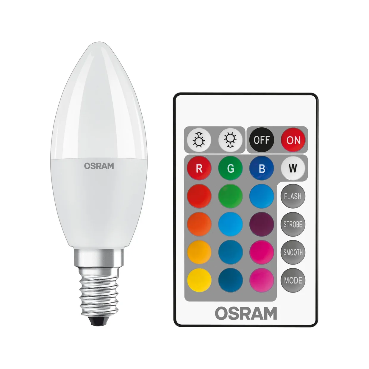 Лампа світлодіодна Osram LED E14 RGB 5,5 Вт 2700 К B40 — фото 2