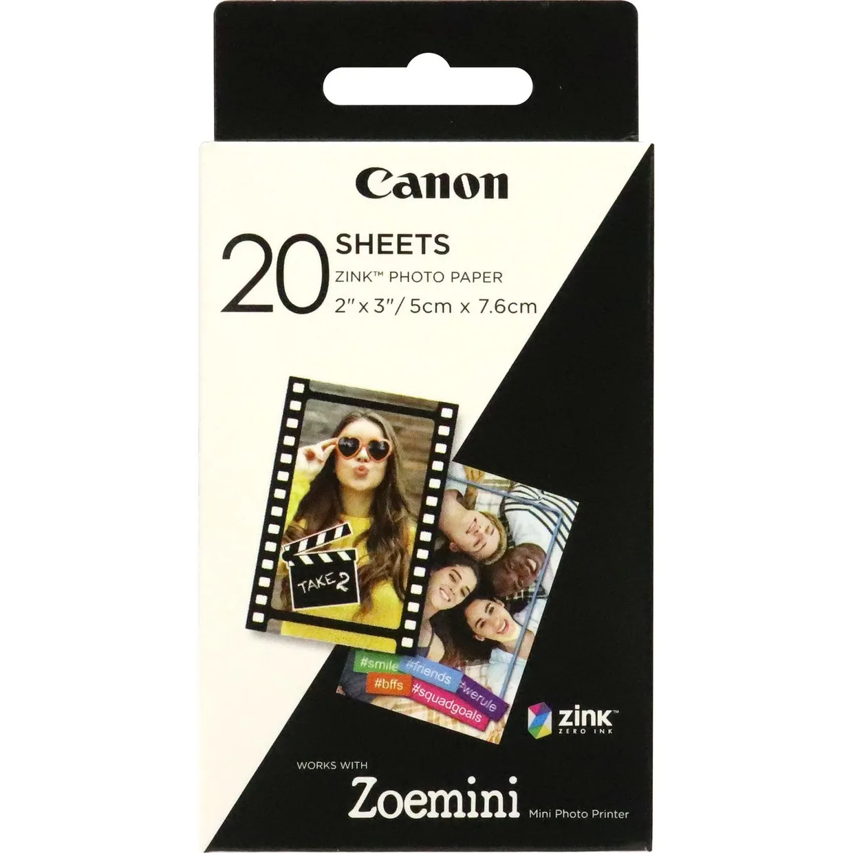 Фотобумага Canon ZINK ZP-2030 2"×3" 20 л. (3214C002)