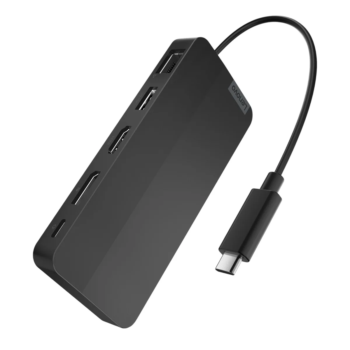 Док-станция Lenovo USB-C Dual Display Travel Dock с адаптером (40B90100EU)