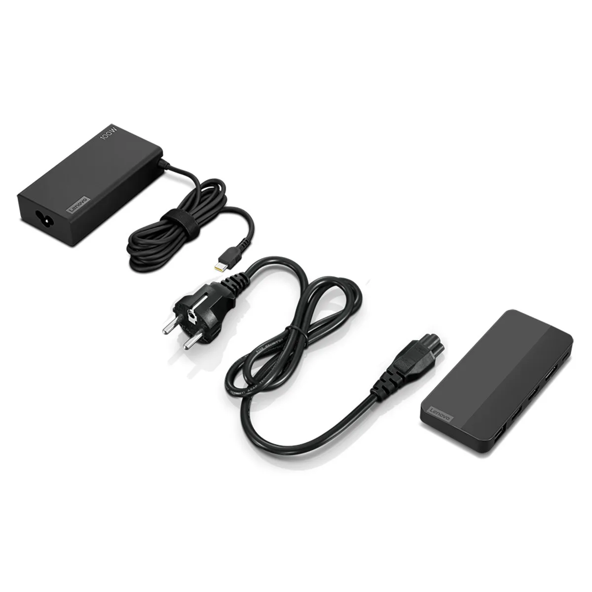 Док-станция Lenovo USB-C Dual Display Travel Dock с адаптером (40B90100EU) — фото 5