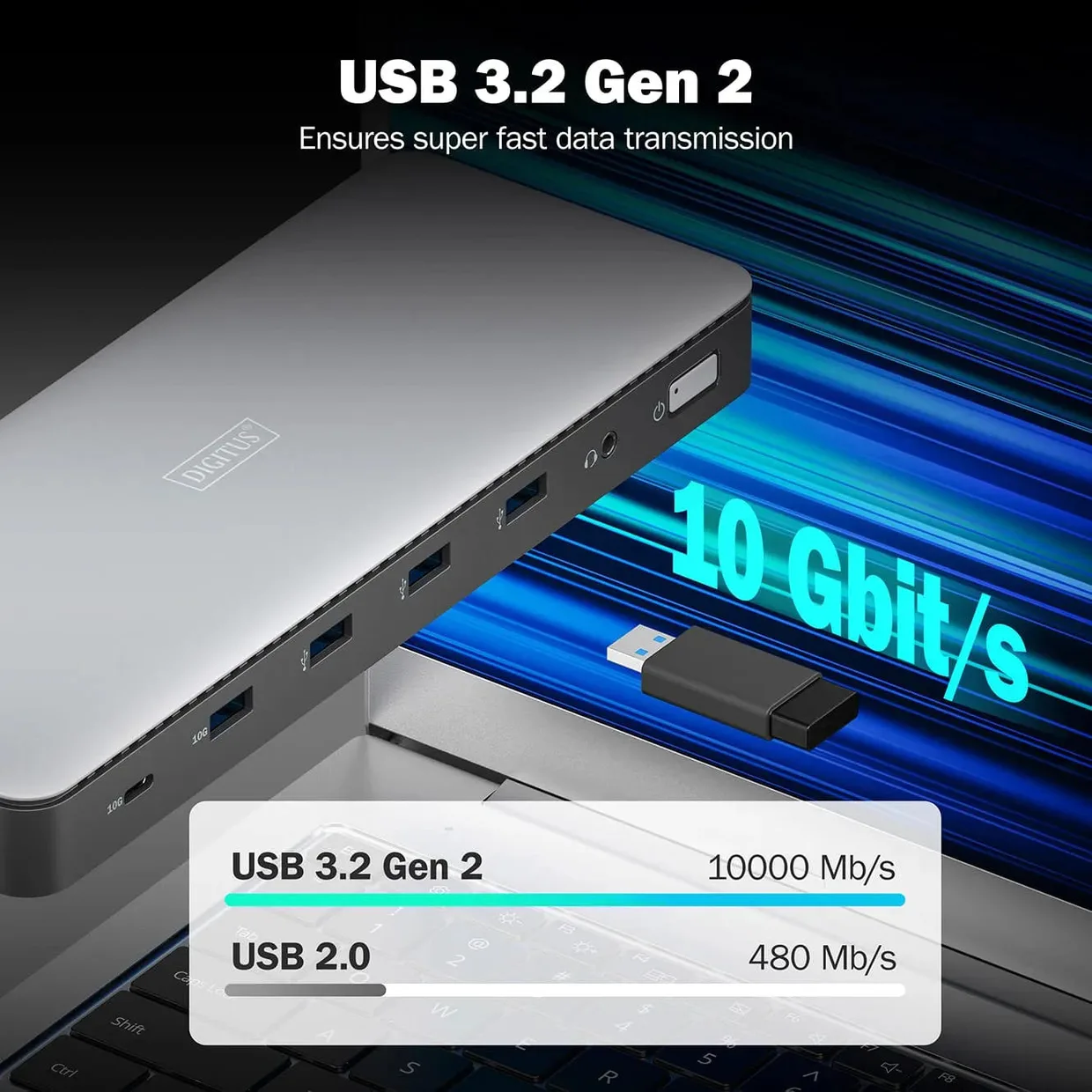 Док-станция Digitus USB-C (DA-70918) — фото 7