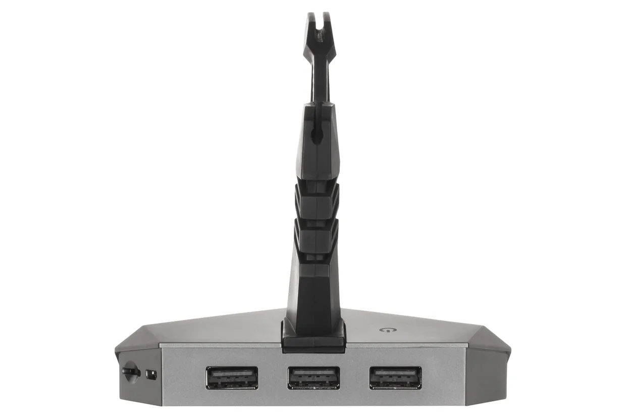 Держатель кабеля мыши 2E Gaming Scorpio 4-в-1 с USB-хабом и LED серый (2E-MB001U) — фото 8