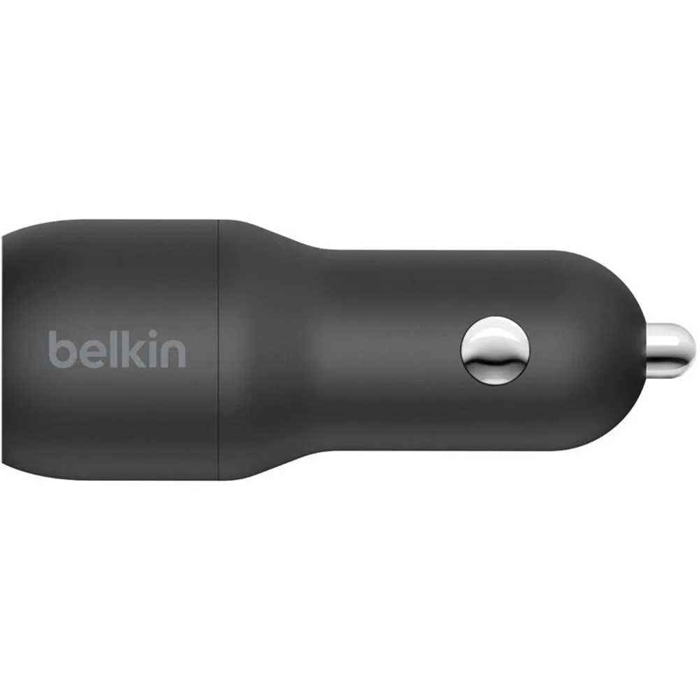 Автомобильное зарядное устройство Belkin 24 Вт 2×USB-A с кабелем USB-C 1 м (CCE001BT1MBK) — фото 3