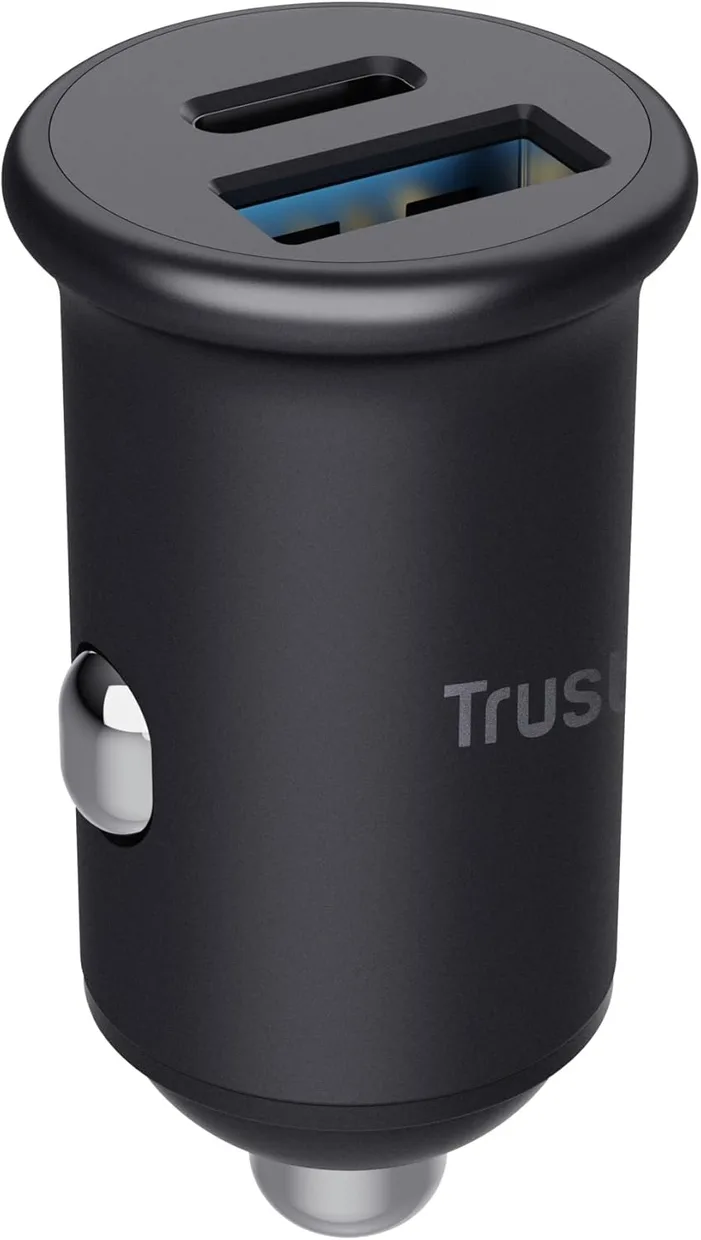 Автомобильное зарядное устройство Trust 38 Вт USB-C + USB-A PD (25197) — фото 4